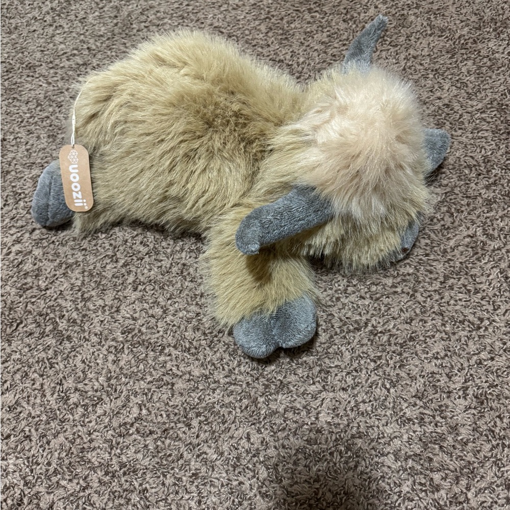 Weighted Highland Cow Warmie Stiffed Animal